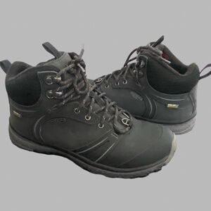 Keen Womens Terradora Wintershell Black/Dk.Grey Hiking Waterproof Boots- Sz-7.5